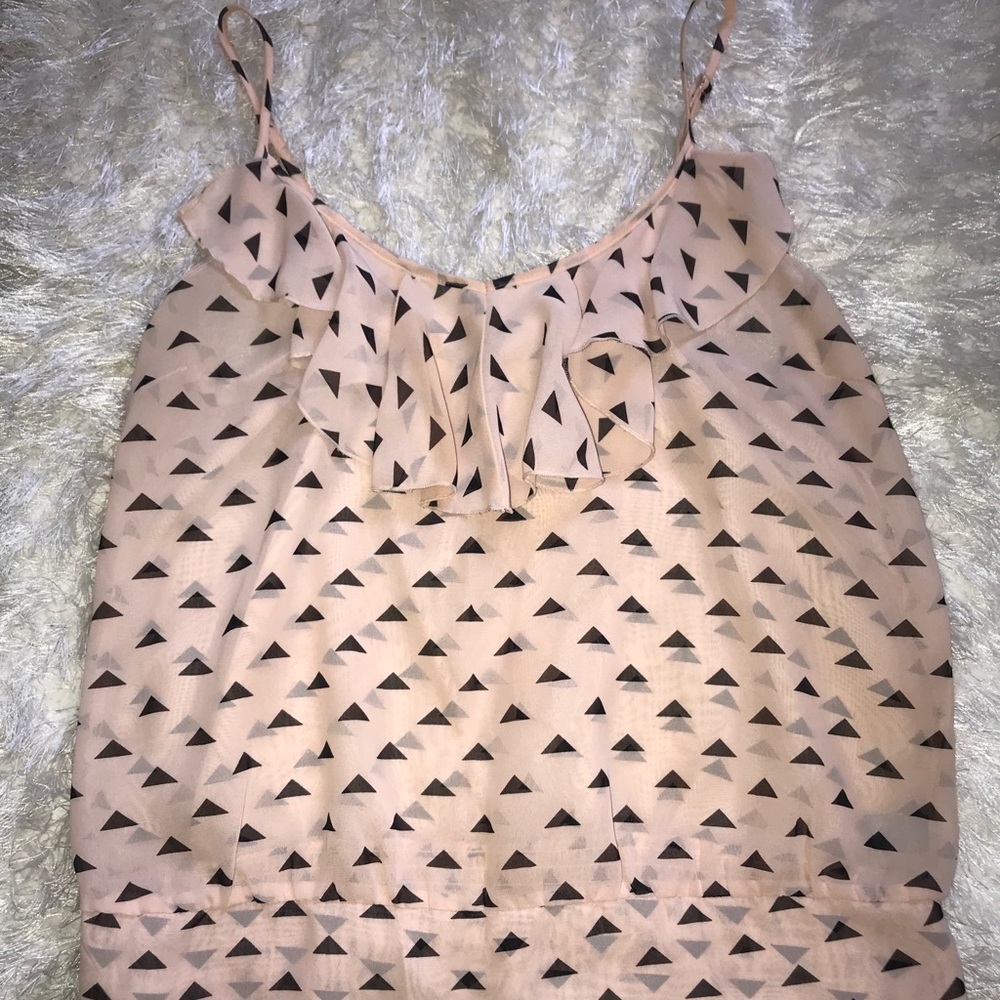 Charlotte Russe Sheer Tank Top